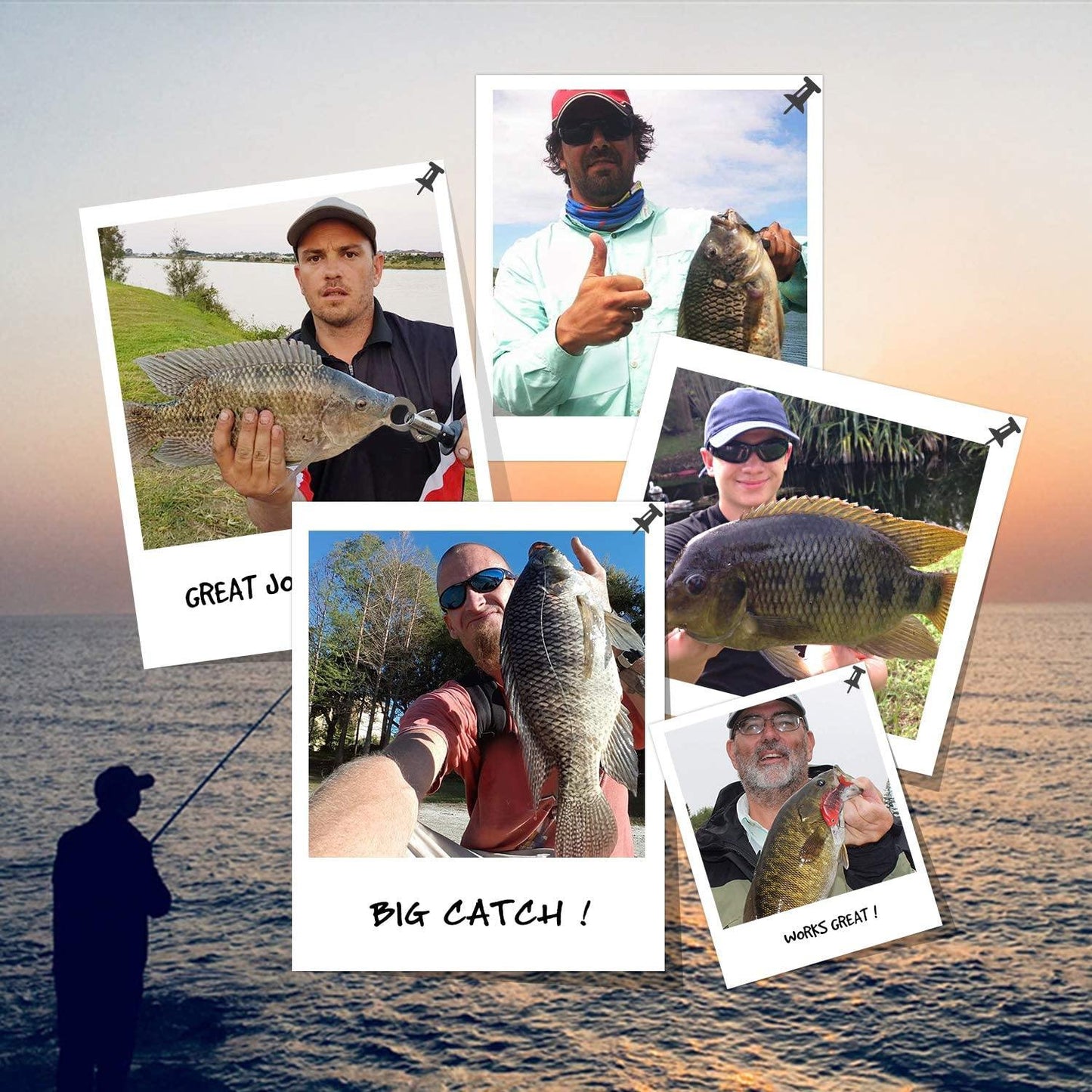 TRUSCEND Bionic Tilapia Jointed Swimbait with Tongue - Truscend Fishing