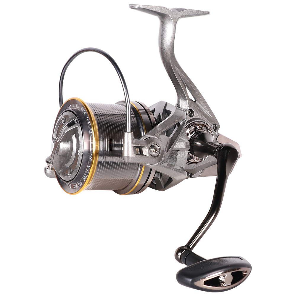 Heavy-Duty Long Cast Metal Spinning Reel for Sea Fishing - Lwiis