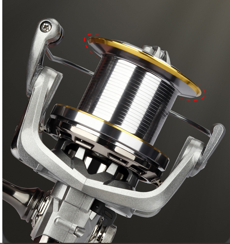 Heavy-Duty Long Cast Metal Spinning Reel for Sea Fishing - Lwiis