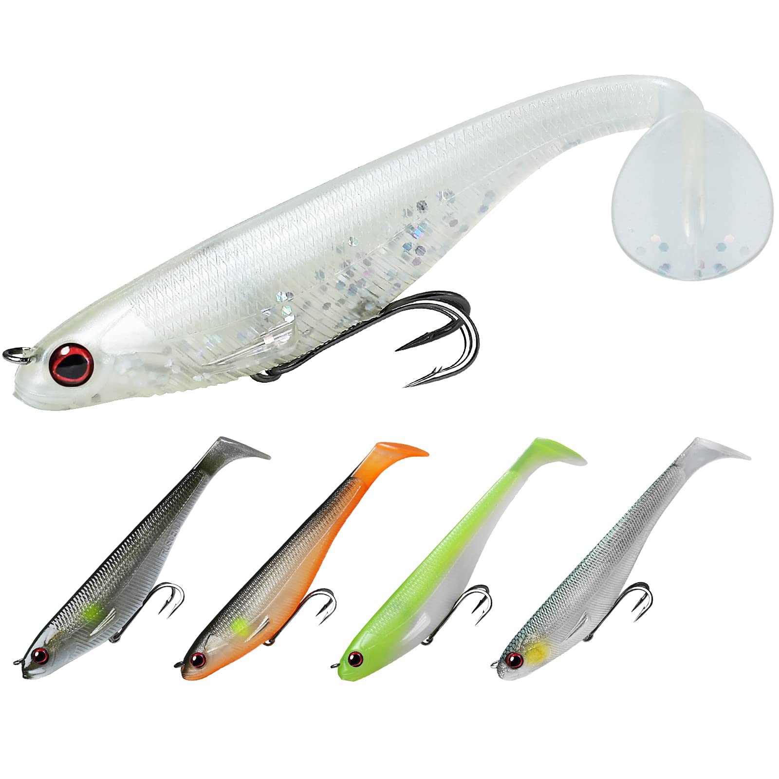 Pre-Rigged Soft Fishing Lures - Lwiis