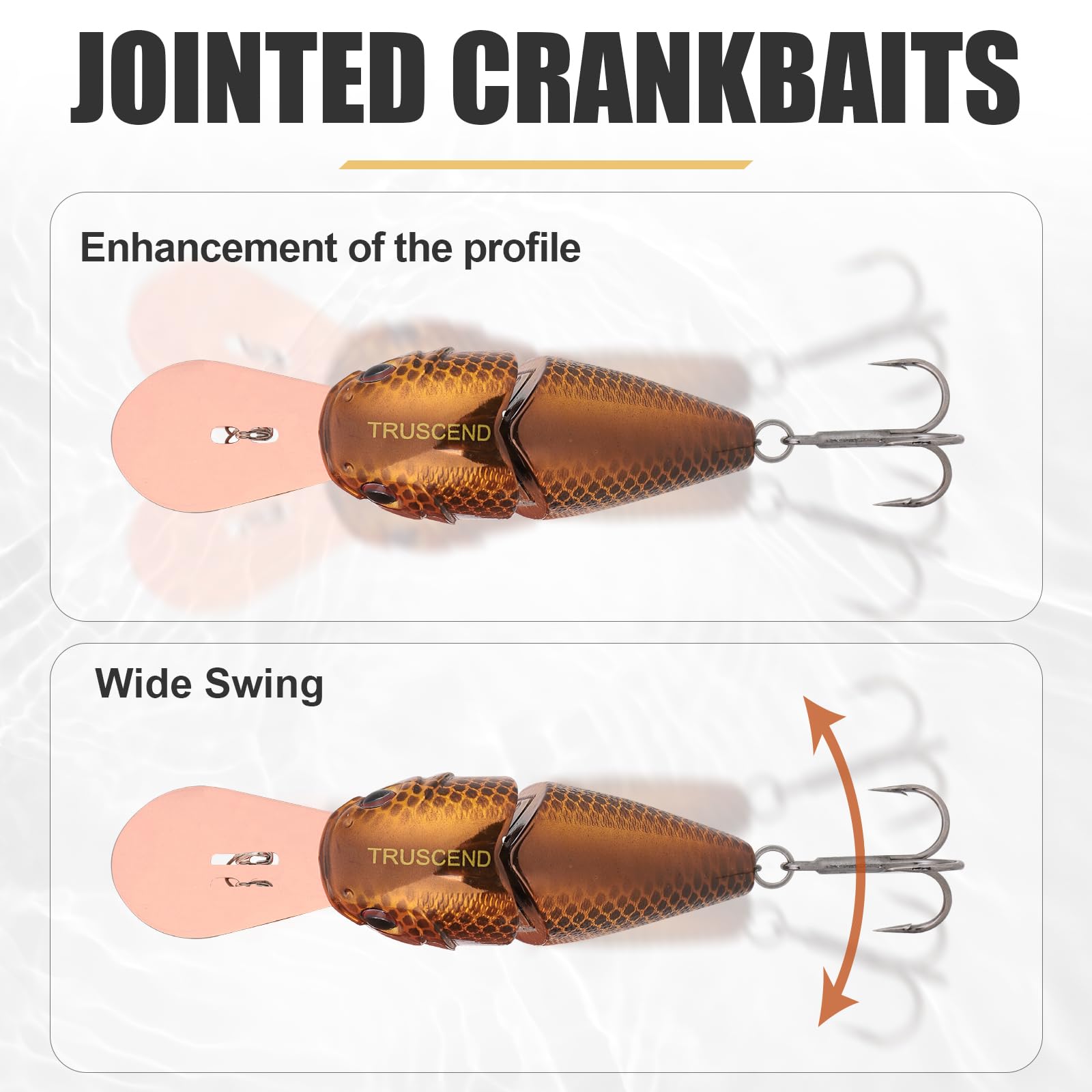 Craz Crankbait Fishing Lures Saltwater Freshwater - Lwiis