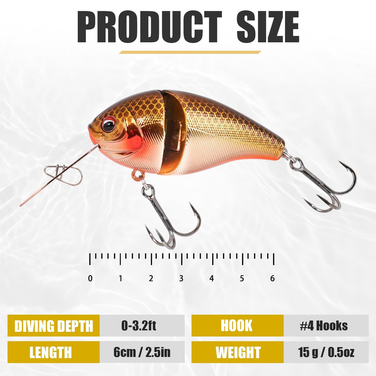 Craz Crankbait Fishing Lures Saltwater Freshwater - Lwiis