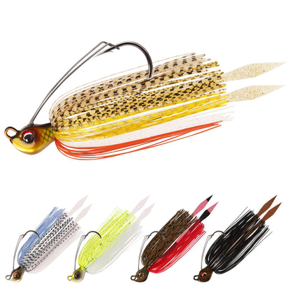 Titanium Weed Guard Swim Jig Fishing Lures with Ultra Smooth Teflon Coated BKK Hook - Lwiis