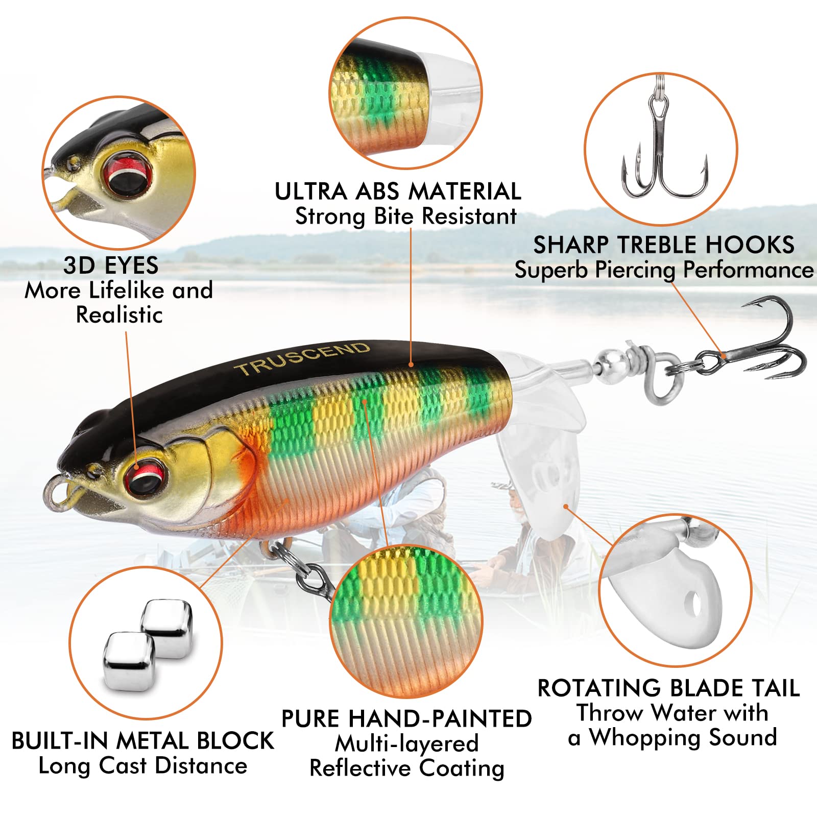 Topwater Revenge Plopper Lure Single Blade - Lwiis