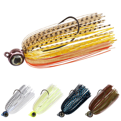 Swim Jig Fishing Lures with Ultra Smooth Teflon Coated BKK Hook - Lwiis