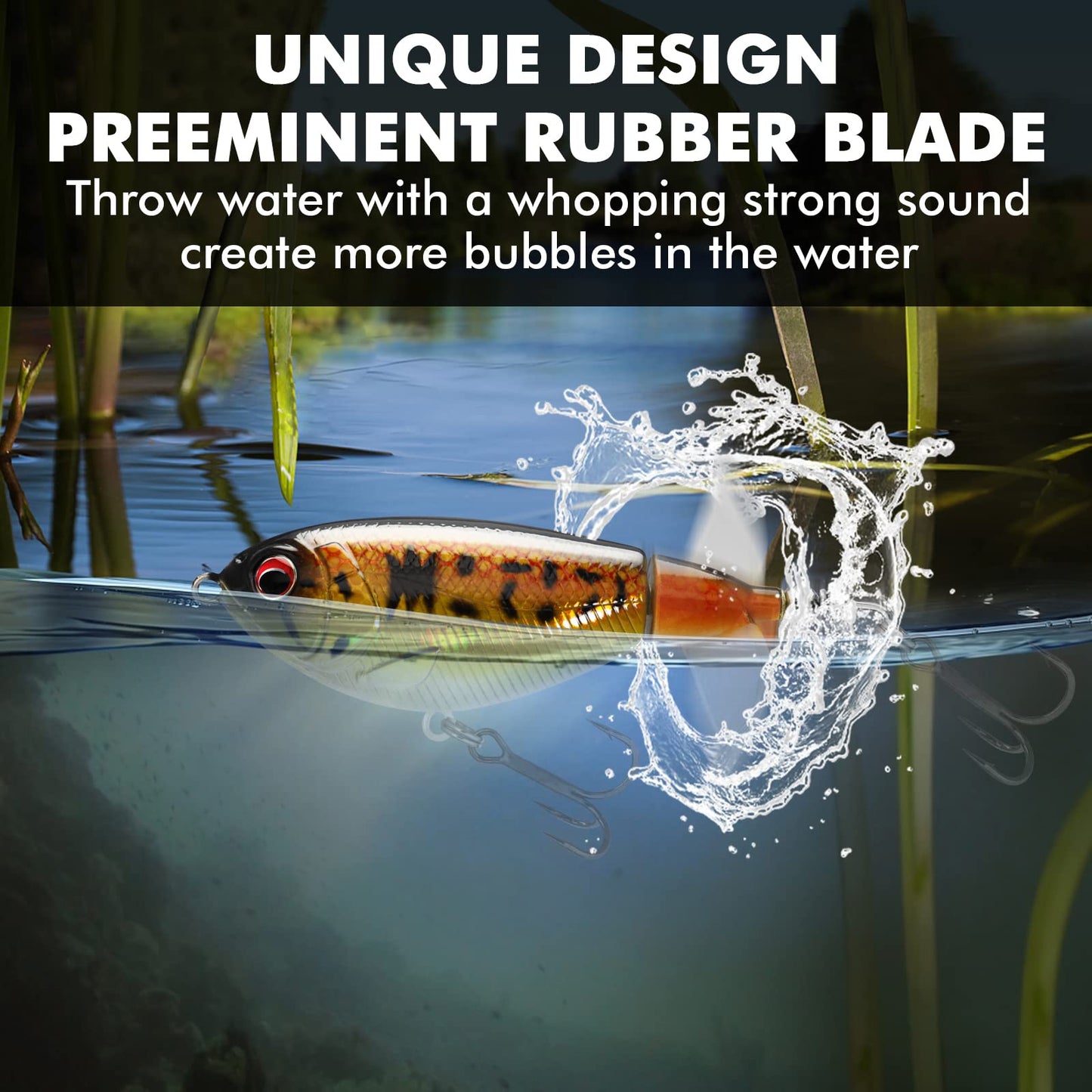 PoPobait Topwater Revenge Plopper Lure - Lwiis