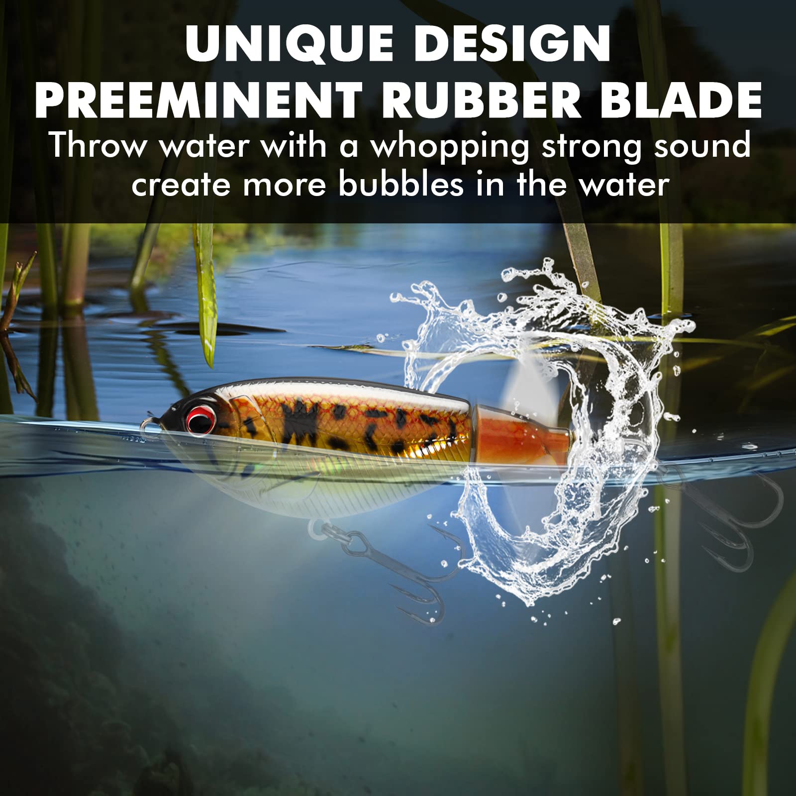 PoPobait Topwater Revenge Plopper Lure - Lwiis