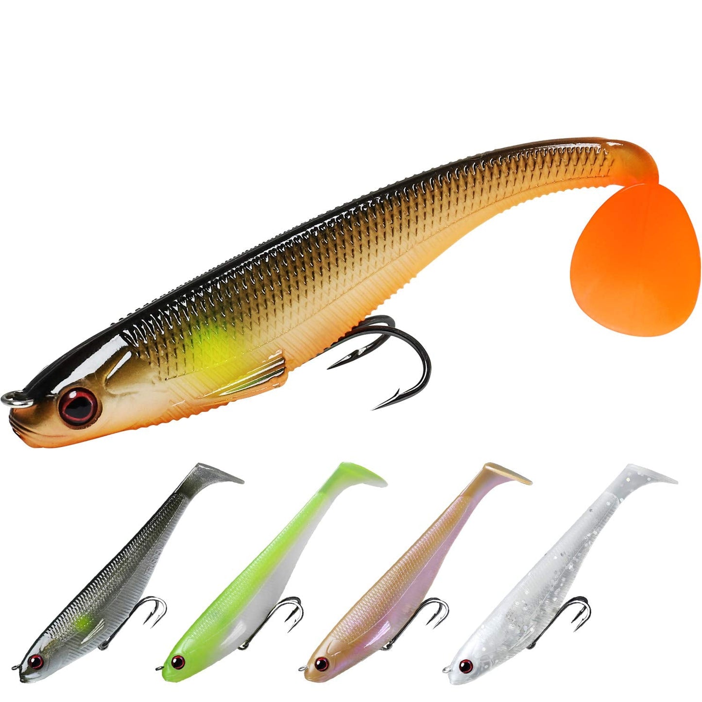 Pre-Rigged Soft Fishing Lures - Lwiis