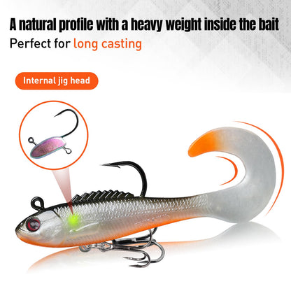Fishing Lures Lifelike Swimbait for Bass Trout Crappie - Lwiis