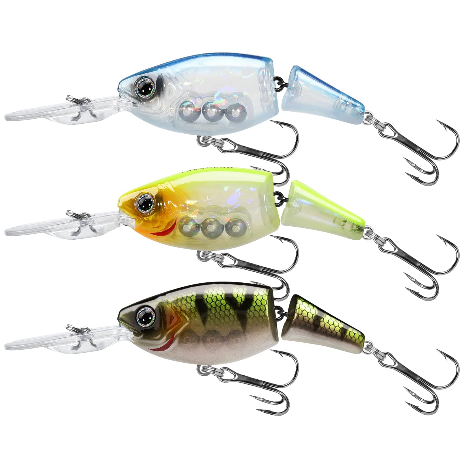 Jointed Crankbait Suspending Lure - Lwiis