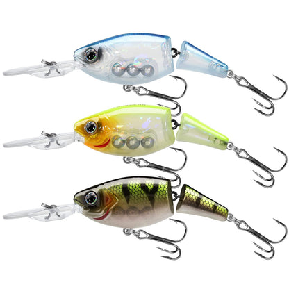 Jointed Crankbait Suspending Lure - Lwiis