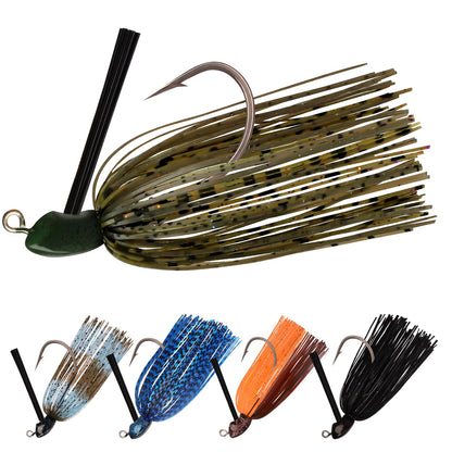Swim Jig Fishing Lures with Ultra Smooth Teflon Coated BKK Hook - Lwiis