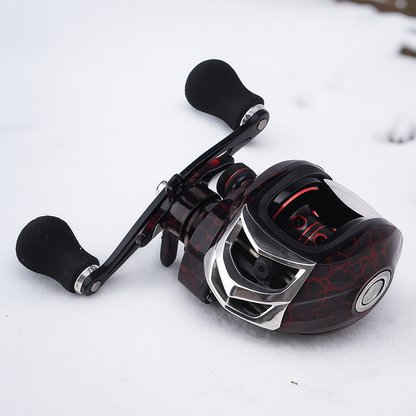 Magnetic Brake Baitcasting Reel for Sea Fishing and Lure Casting - Lwiis