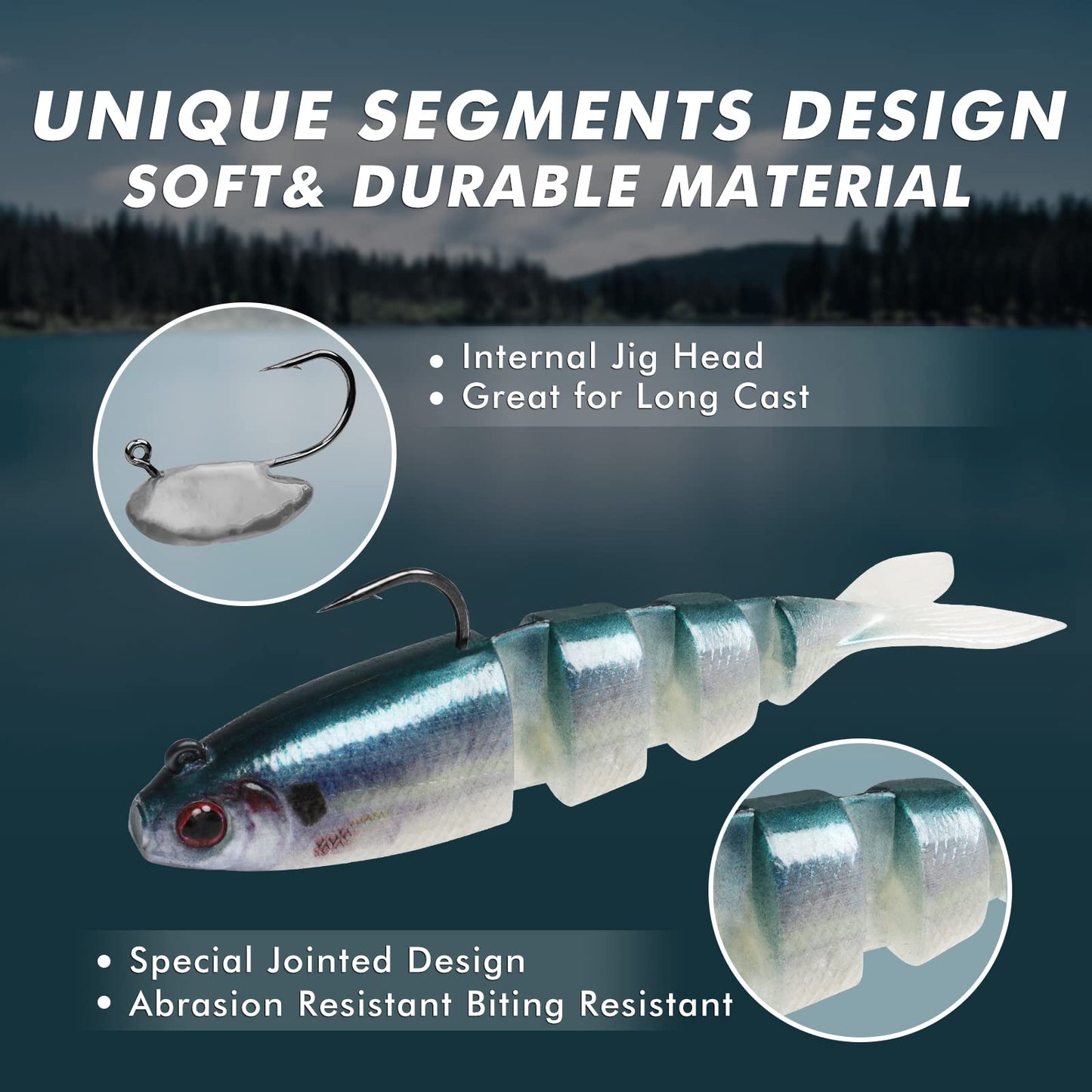 Pre Rigged Soft Fishing Lures - Lwiis