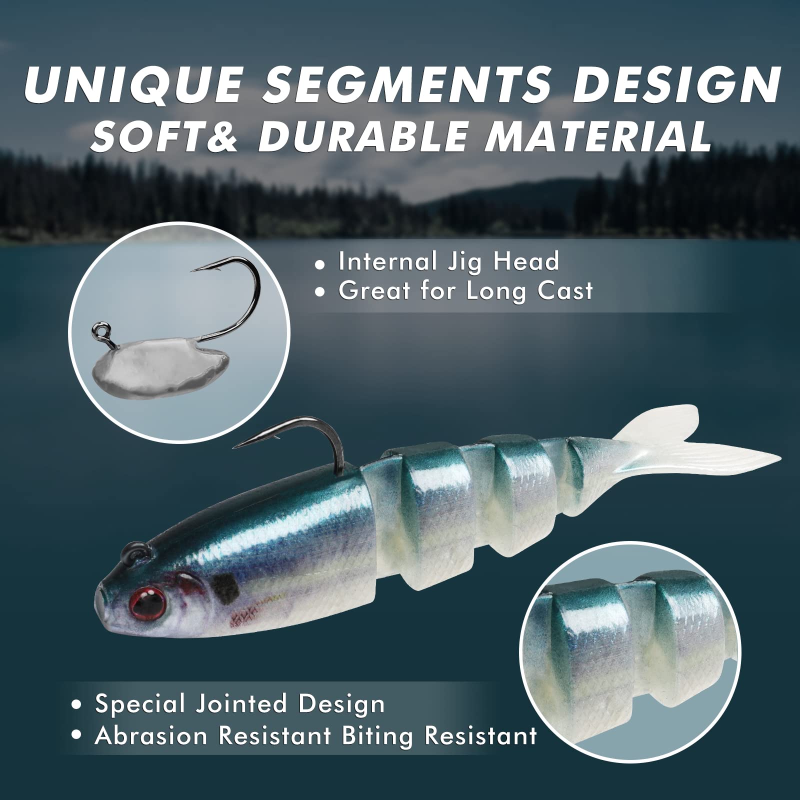 Pre Rigged Soft Fishing Lures - Lwiis