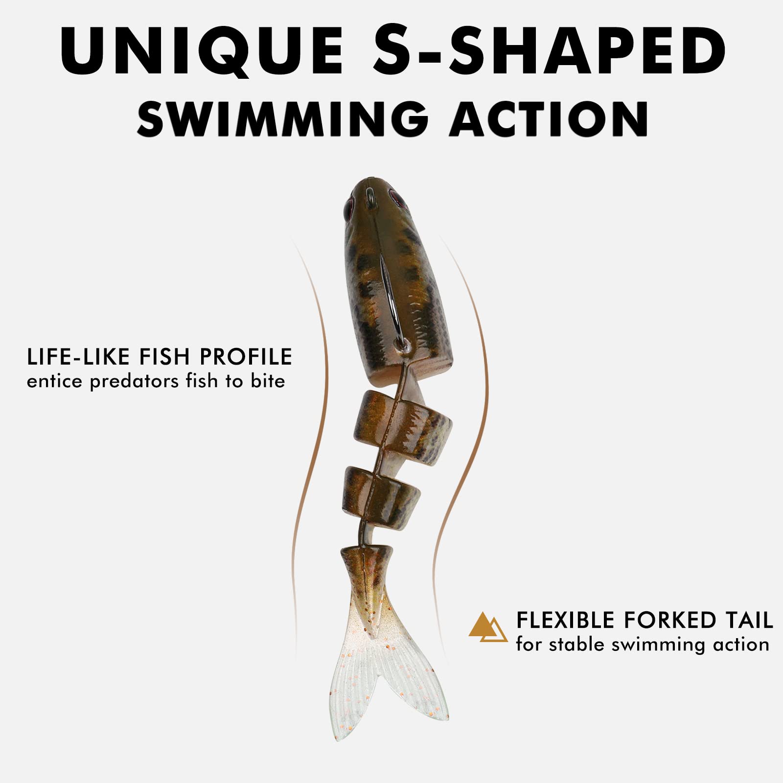 Pre Rigged Soft Fishing Lures - Lwiis