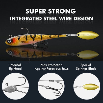 Soft Bait Spinner Tail Swimbait - Lwiis