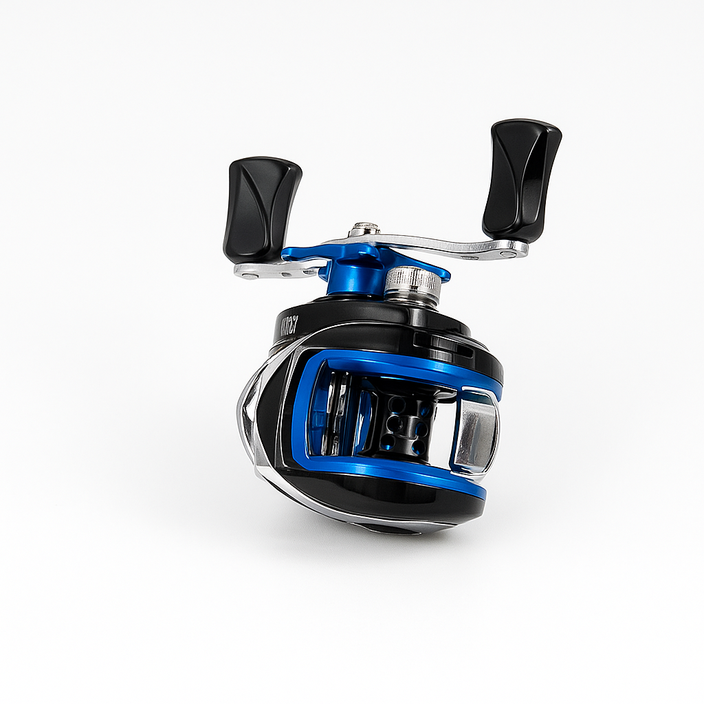 Colorful All-Metal Baitcasting Reel for Long Cast and Boat Fishing - Lwiis
