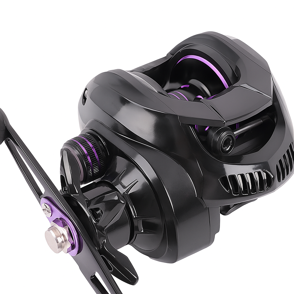 Baitcasting Reel with Drag Alarm & Casting Sound Alert - Lwiis