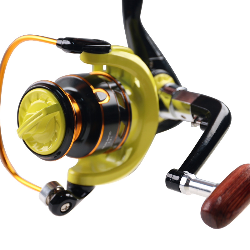 Long Cast Metal Spinning Reel for Lure and Pole Fishing - Lwiis