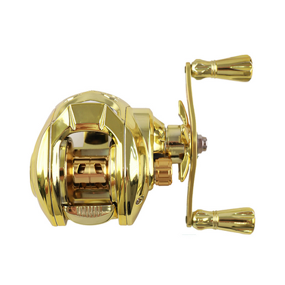 Metallic Baitcasting Reel for Long-Distance Lure & Rock Fishing - Lwiis