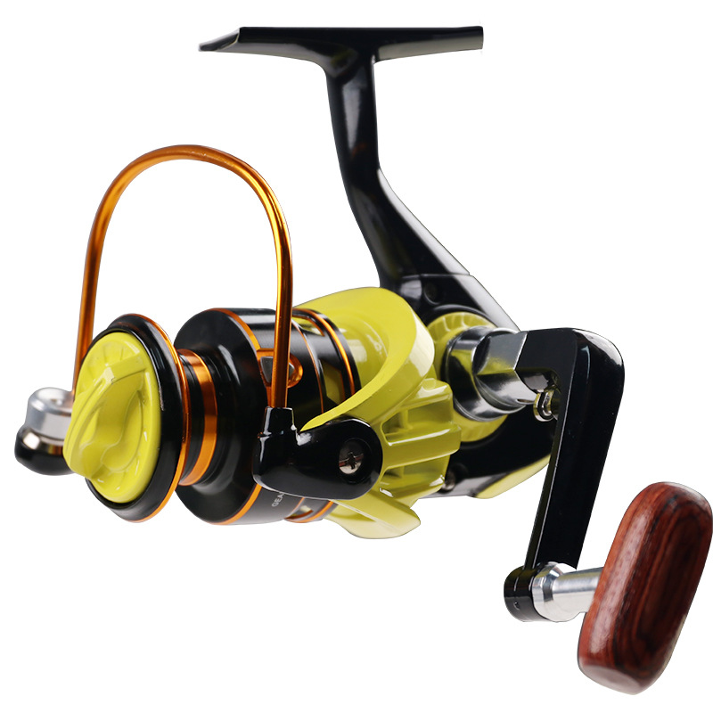 Long Cast Metal Spinning Reel for Lure and Pole Fishing - Lwiis