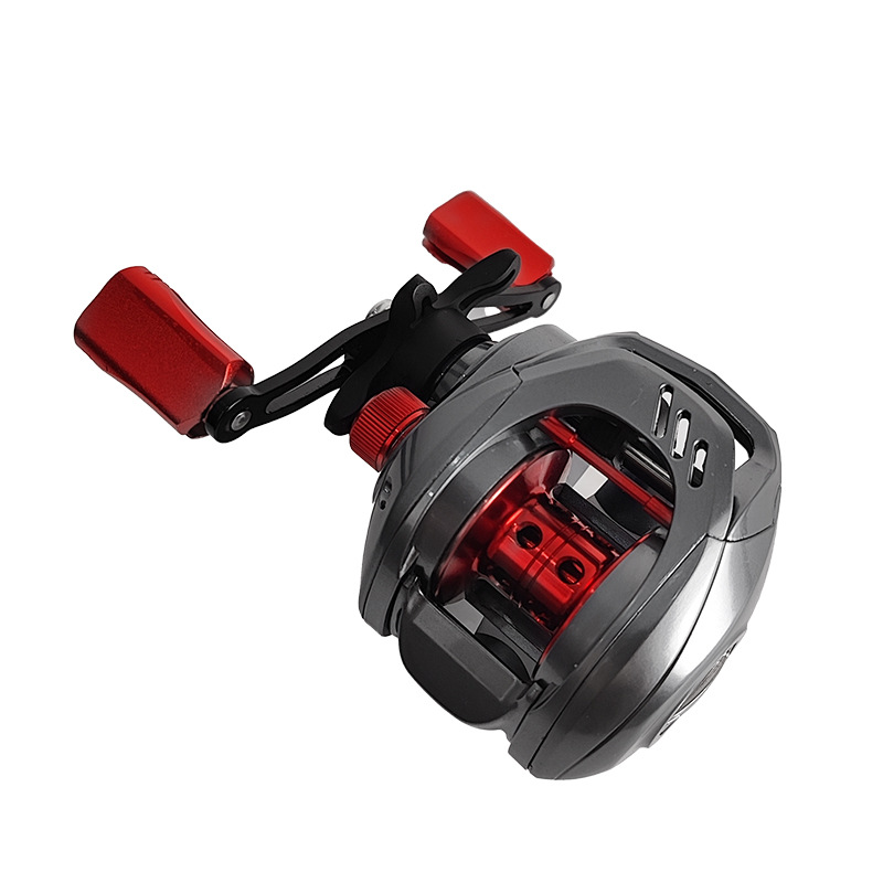 All-Metal Baitcasting Reel – Long Cast & Anti-Backlash for Lure & Saltwater Fishing - Lwiis