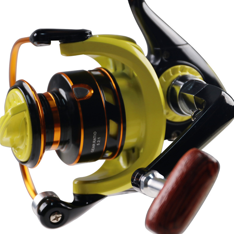 Long Cast Metal Spinning Reel for Lure and Pole Fishing - Lwiis