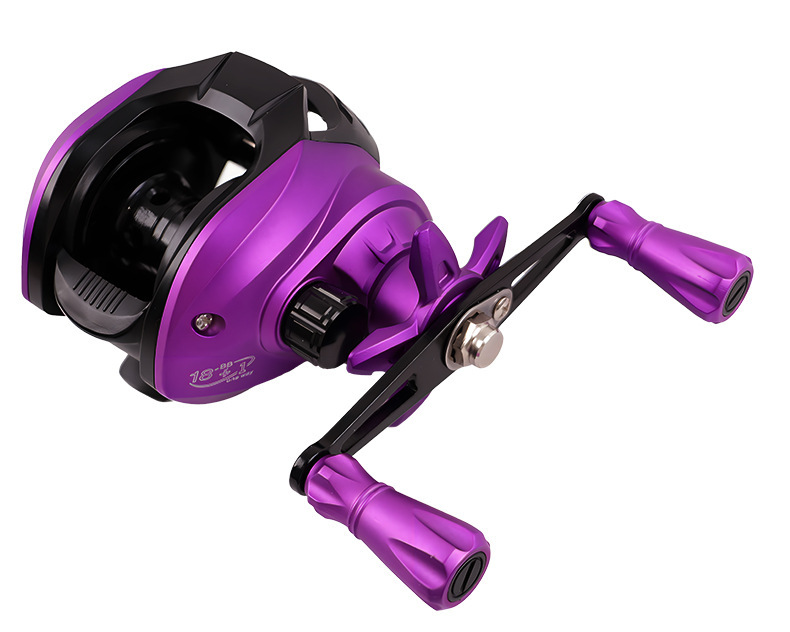 Long Cast Baitcasting Reel with Anti-Backlash for Saltwater & Lure Fishing - Lwiis