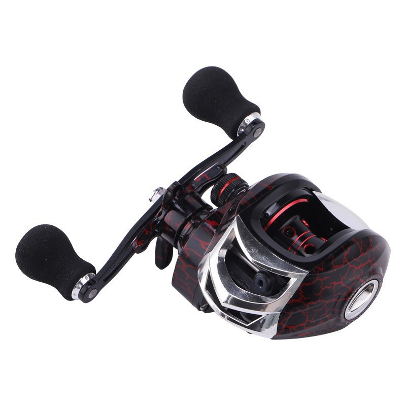 Metallic Baitcasting Reel for Long-Distance Lure & Rock Fishing - Lwiis