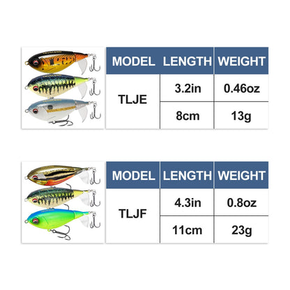 PoPobait Topwater Revenge Plopper Lure - Lwiis