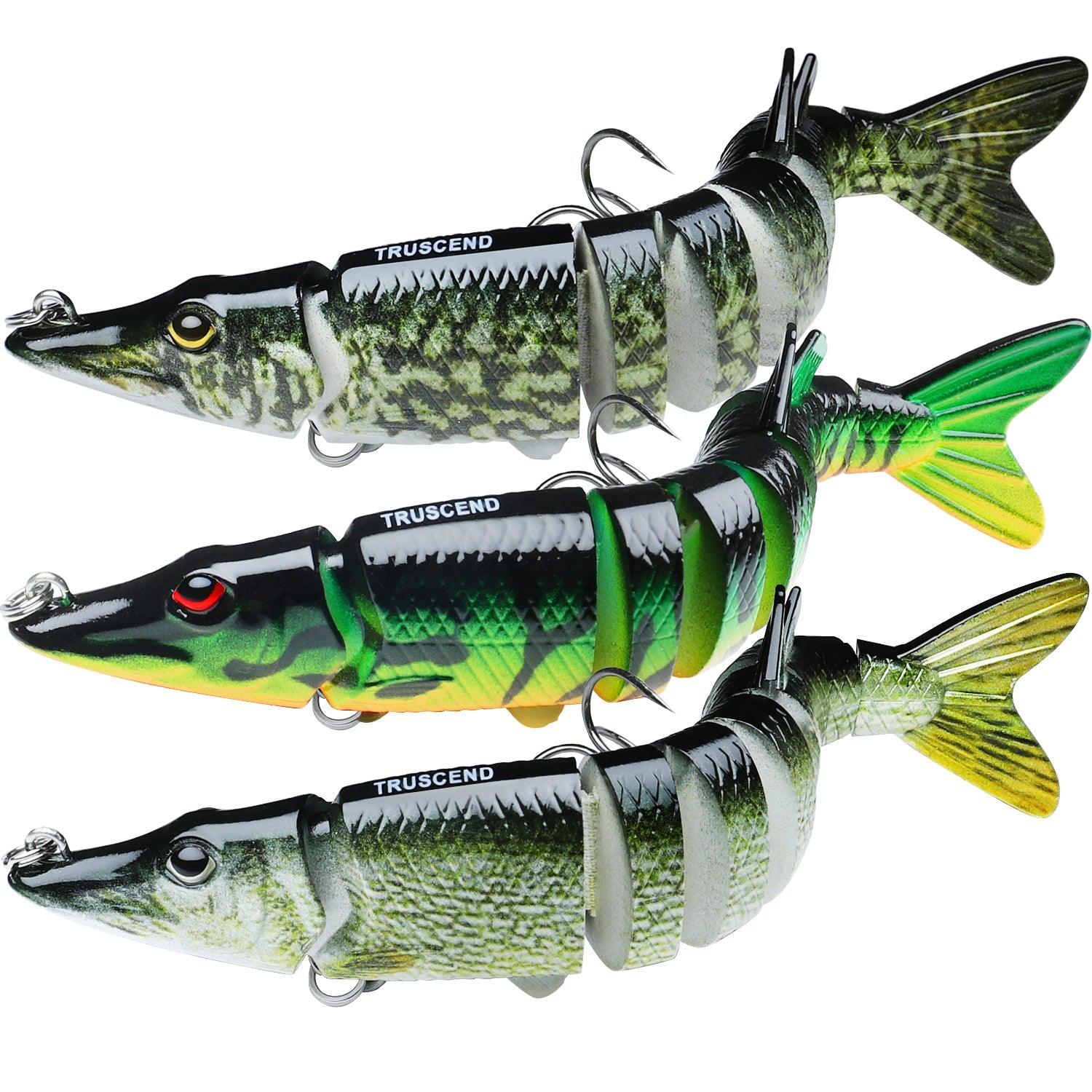 TRUSCEND Bionic Pike Fishing Lure Jointed Swimbait - Truscend Fishing