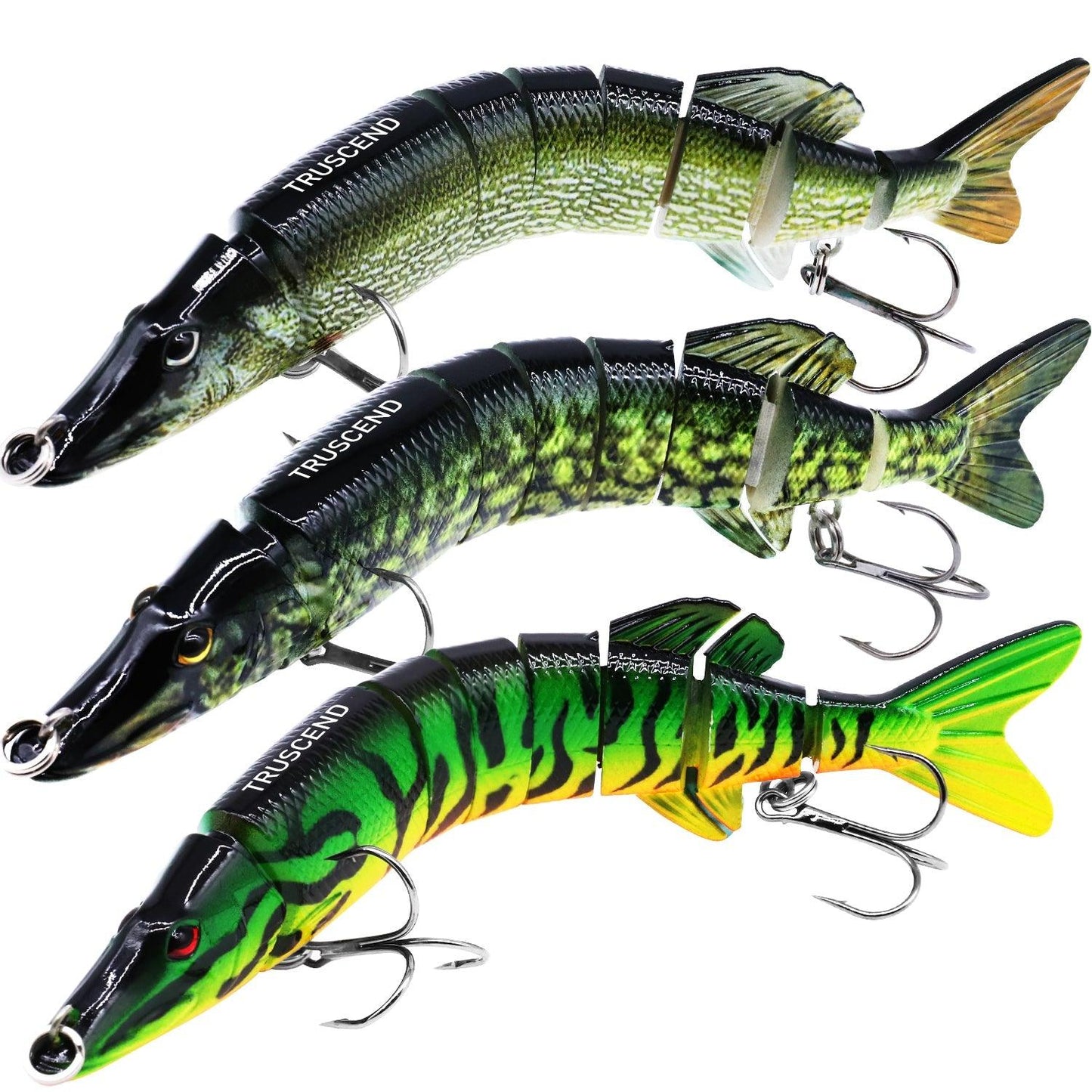 TRUSCEND Bionic Pike Fishing Lure Jointed Swimbait - Truscend Fishing