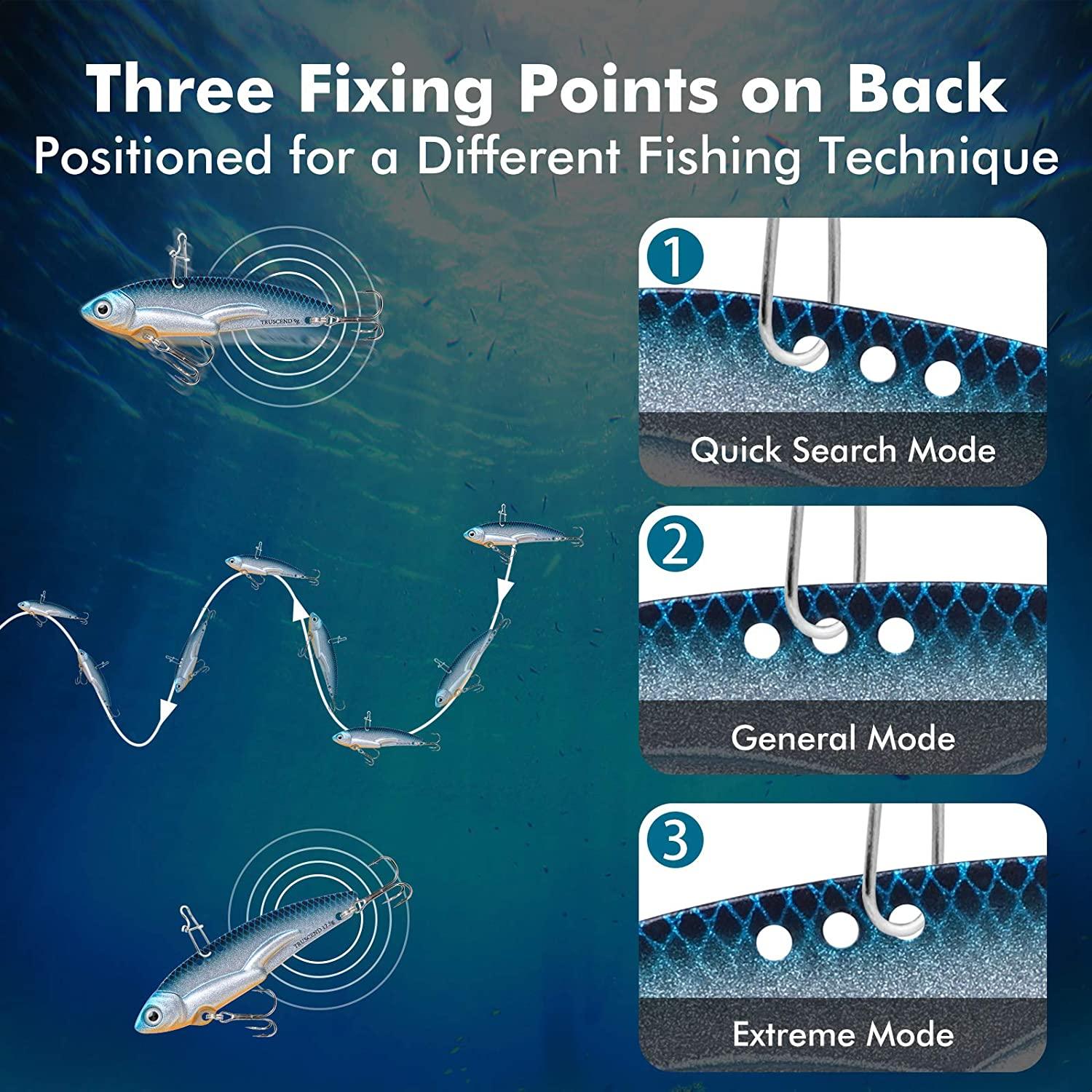 TRUSCEND Blade Bait Vibe Lure Metal Fishing Lure - Truscend Fishing