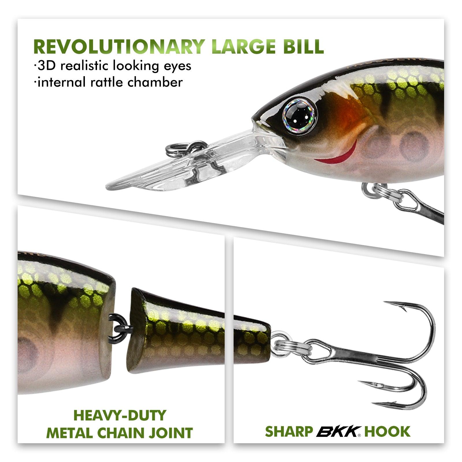 TRUSCEND Jointed Crankbait Suspending Bass Fishing Lure - Truscend Fishing