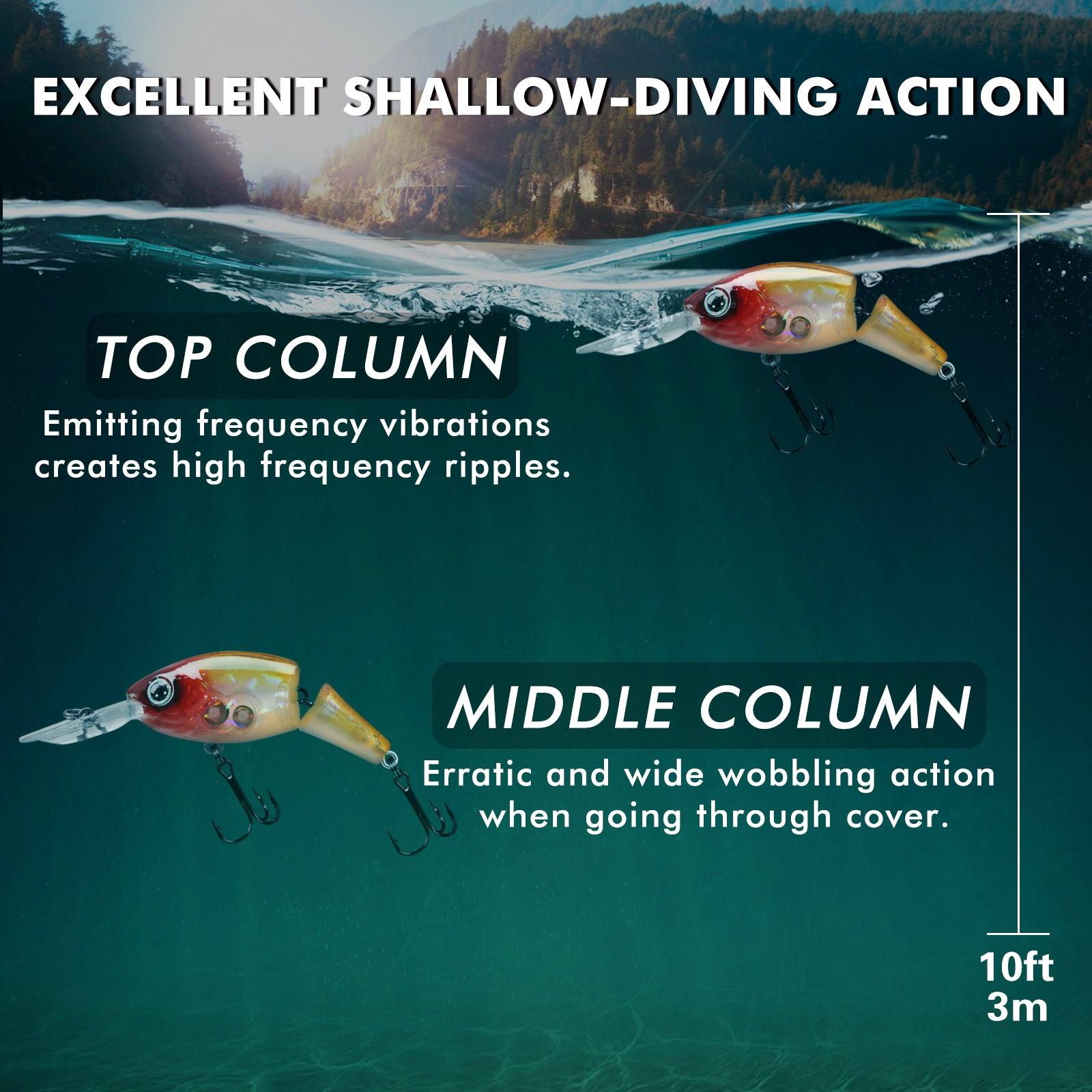 TRUSCEND Jointed Crankbait Suspending Bass Fishing Lure - Truscend Fishing