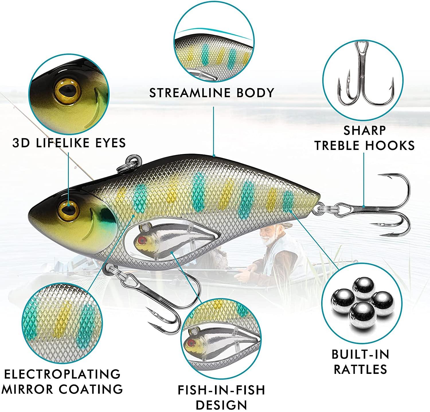 TRUSCEND Lipless Crankbait Fishing Lure Fishing Gift - Truscend Fishing