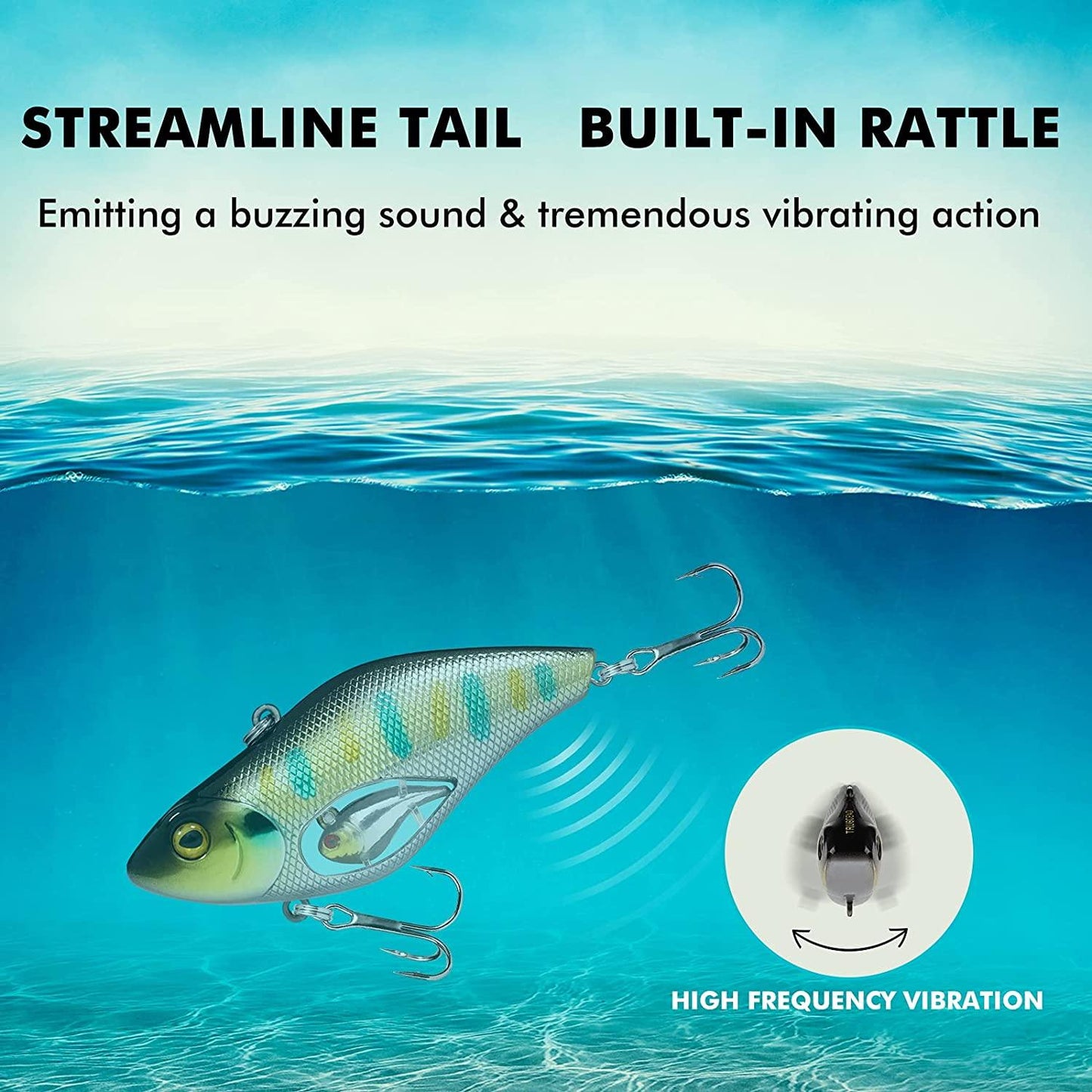 TRUSCEND Lipless Crankbait Fishing Lure Fishing Gift - Truscend Fishing