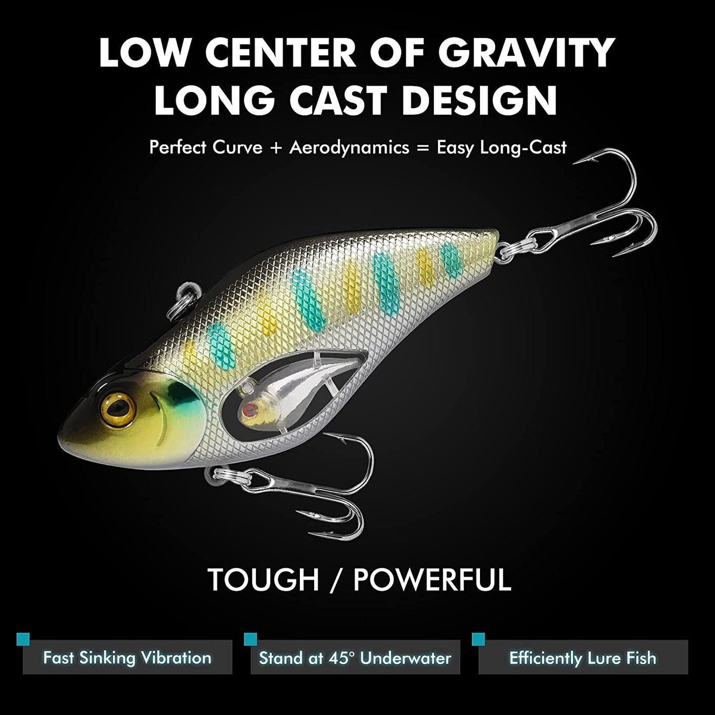 TRUSCEND Lipless Crankbait Fishing Lure Fishing Gift - Truscend Fishing