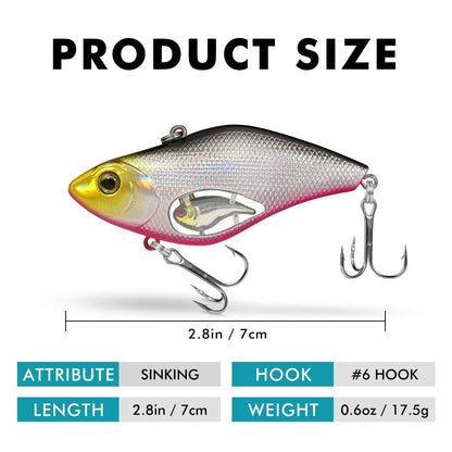 TRUSCEND Lipless Crankbait Fishing Lure Fishing Gift - Truscend Fishing