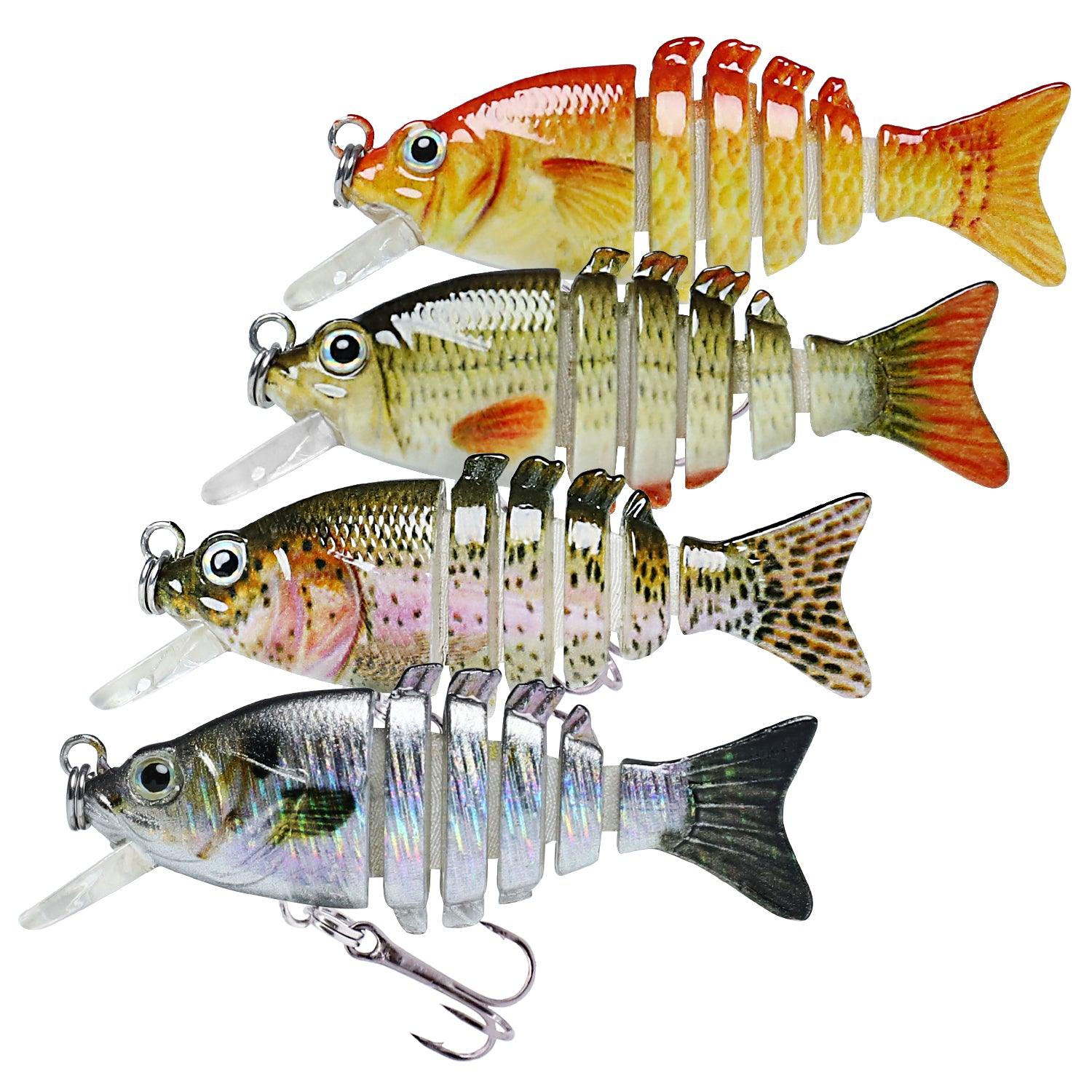 TRUSCEND Micro Jointed Swimbait Bionic Fishing Lure for Bass - Truscend Fishing