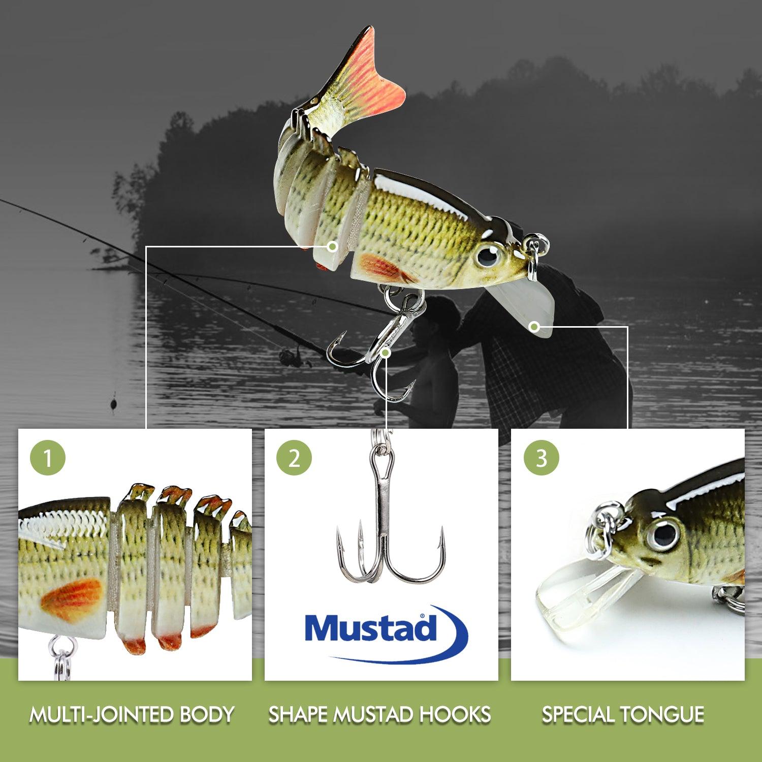 TRUSCEND Micro Jointed Swimbait Bionic Fishing Lure for Bass - Truscend Fishing