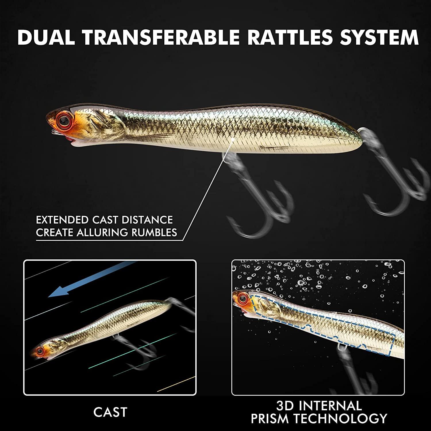 TRUSCEND Topwater Pencil Popper Fishing Lure - Truscend Fishing