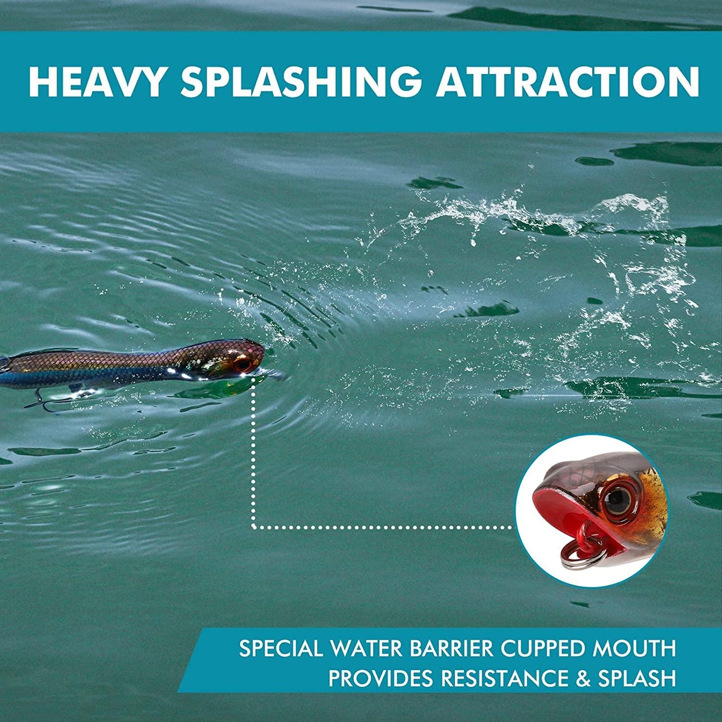 TRUSCEND Topwater Pencil Popper Fishing Lure - Truscend Fishing