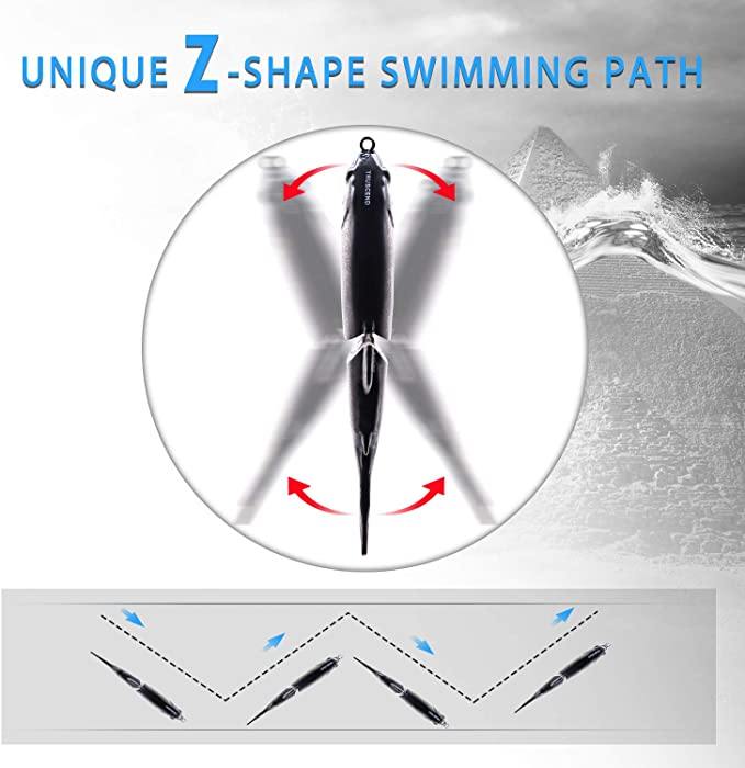 TRUSCEND Trout Jointed Glide Bait Bass Fishing Lure - Truscend Fishing